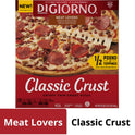 DiGiorno Frozen Pizza, Meat-Lovers Classic Crust Pizza with Marinara Sauce, 19.1 oz (Frozen)