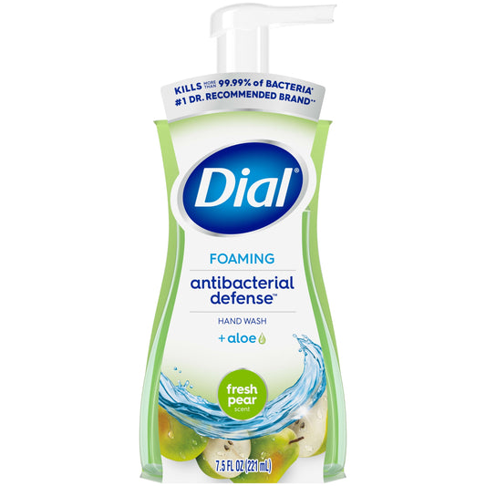 Dial Antibacterial Foaming Hand Wash, Fresh Pear, 7.5 fl oz