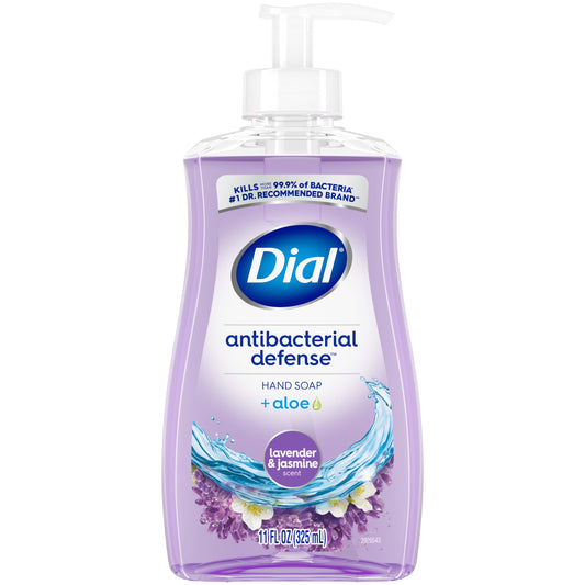 Dial Antibacterial Liquid Hand Soap, Lavender & Jasmine Scent, 11 fl oz