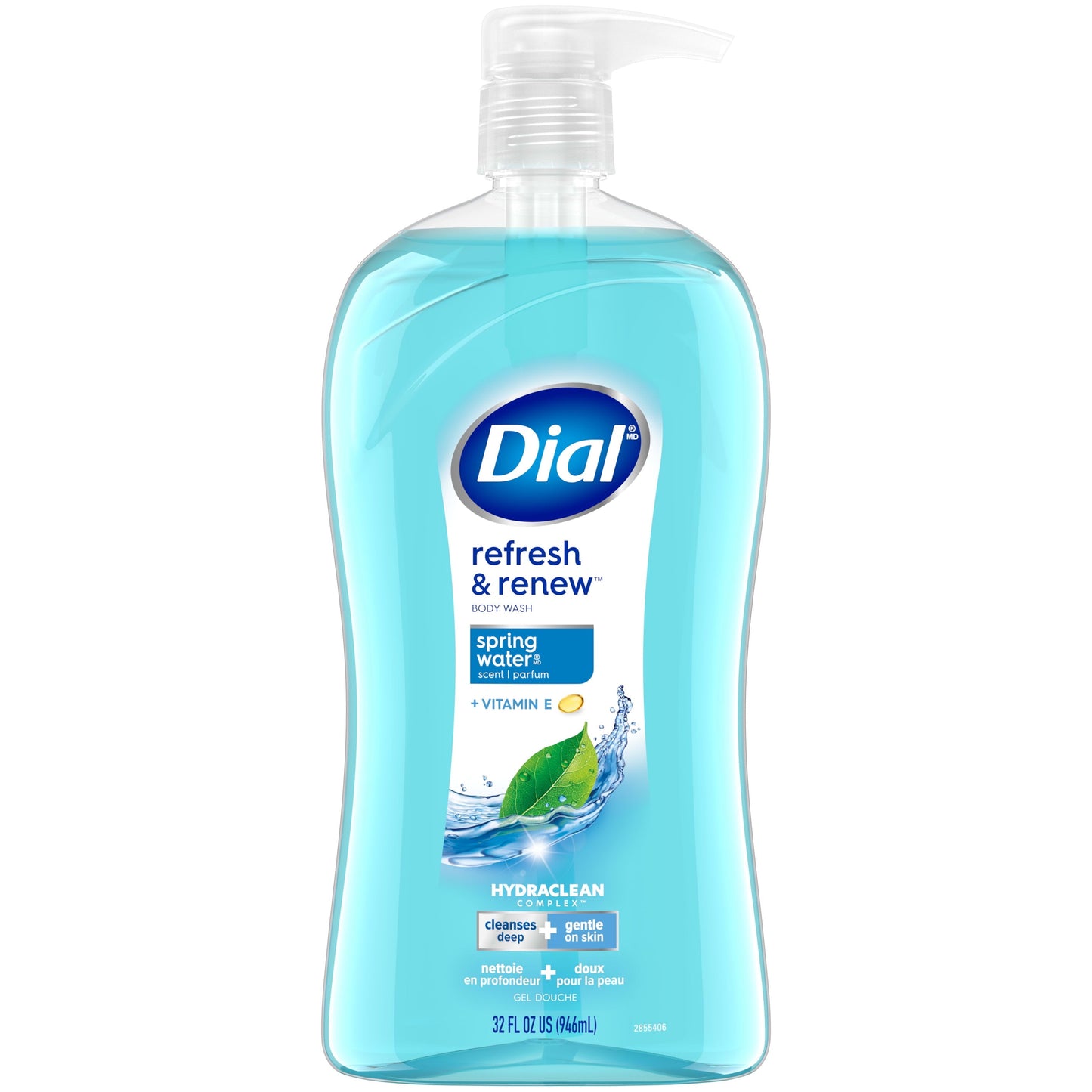 Dial Body Wash, Refresh & Renew Spring Water, 32 fl oz