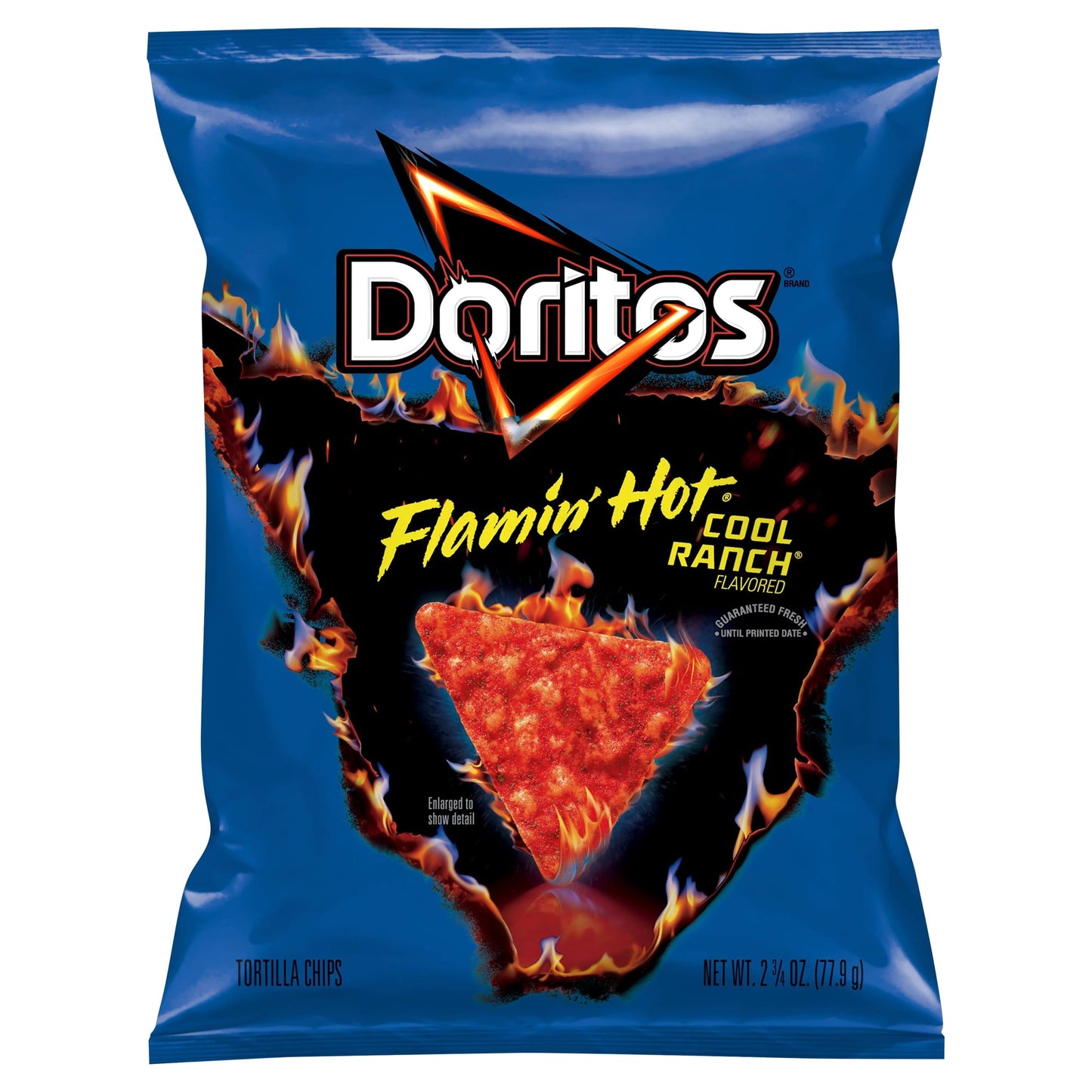 Doritos Flamin' Hot Cool Ranch Flavored Snack Chips, 2.75 oz Bag