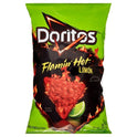 Doritos Flavored Tortilla Chips Flamin' Hot Limon 9.25 Oz