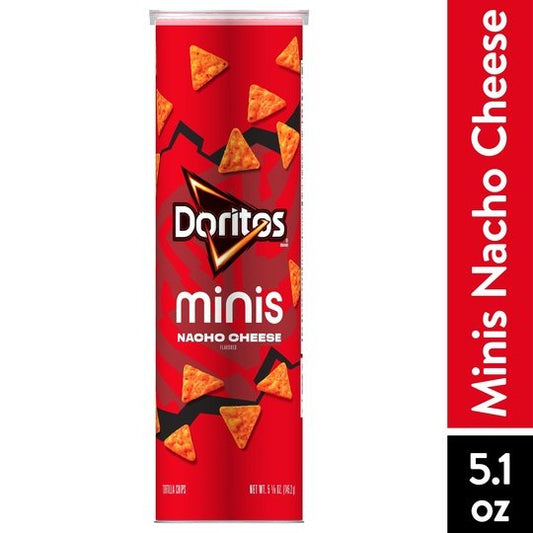 Doritos Minis Nacho Cheese Flavored Canister, 5.125 oz