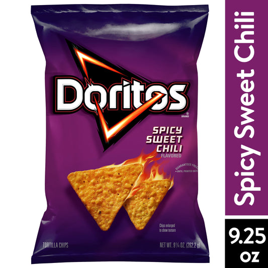 Doritos Spicy Sweet Chili Flavored Tortilla Chips, 9.25 oz Bag