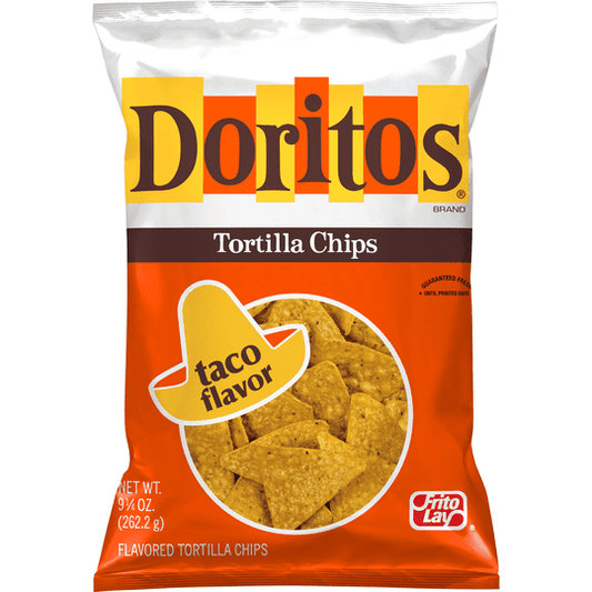 Doritos Taco Flavored Tortilla Chips, 9 1/4 oz