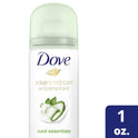 Dove Advanced Care Travel Sized Dry Spray Antiperspirant Deodorant Cool Essentials, 1 Oz.