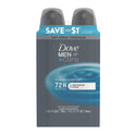 Dove Men+Care Antiperspirant Deodorant Dry Spray Twin Pack, Clean Comfort, 3.8 oz