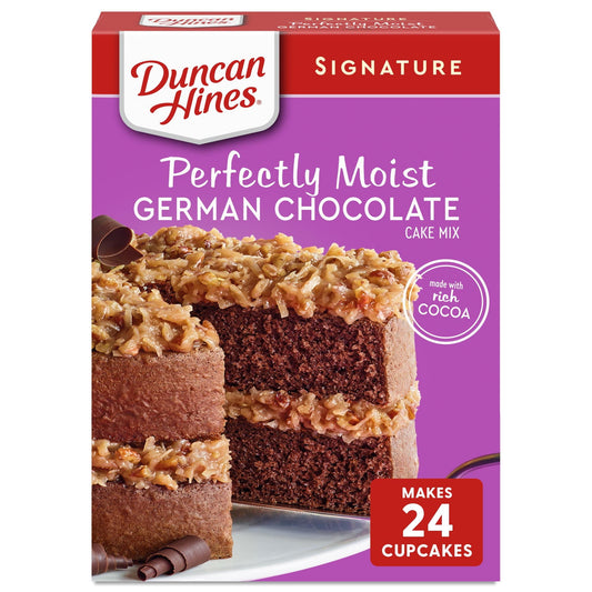 Duncan Hines Signature Perfectly Moist German Chocolate Cake Mix, 15.25 Oz