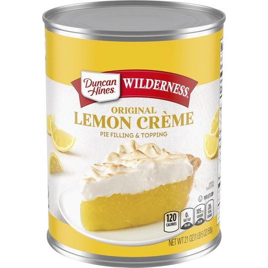 Duncan Hines Wilderness Original Lemon Creme Pie Filling & Topping 21 oz