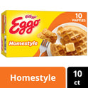 Eggo Homestyle Original Waffles, 12.3 oz, 10 Count (Frozen), Regular