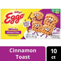 Eggo Minis Cinnamon Toast Waffle Bites, 10.75 oz, 40 Count (Frozen), Regular