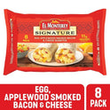 El Monterey Signature Egg, Applewood Smoked Bacon & Cheese Burritos 8 Ct, 36 oz (Frozen)