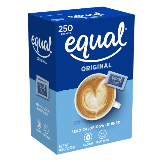 Equal Zero Calorie Sweetener Packets, Sugar Substitute, 250 Ct.