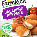 FARM RICH BREADED JALAPENO PEPPERS FILLED WITH CREAM CHEESE