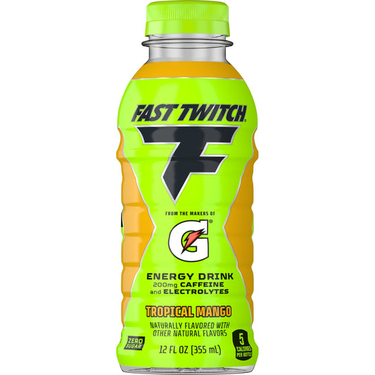 Fast Twitch Energy drink from Gatorade, Tropical Mango, 12 fl oz