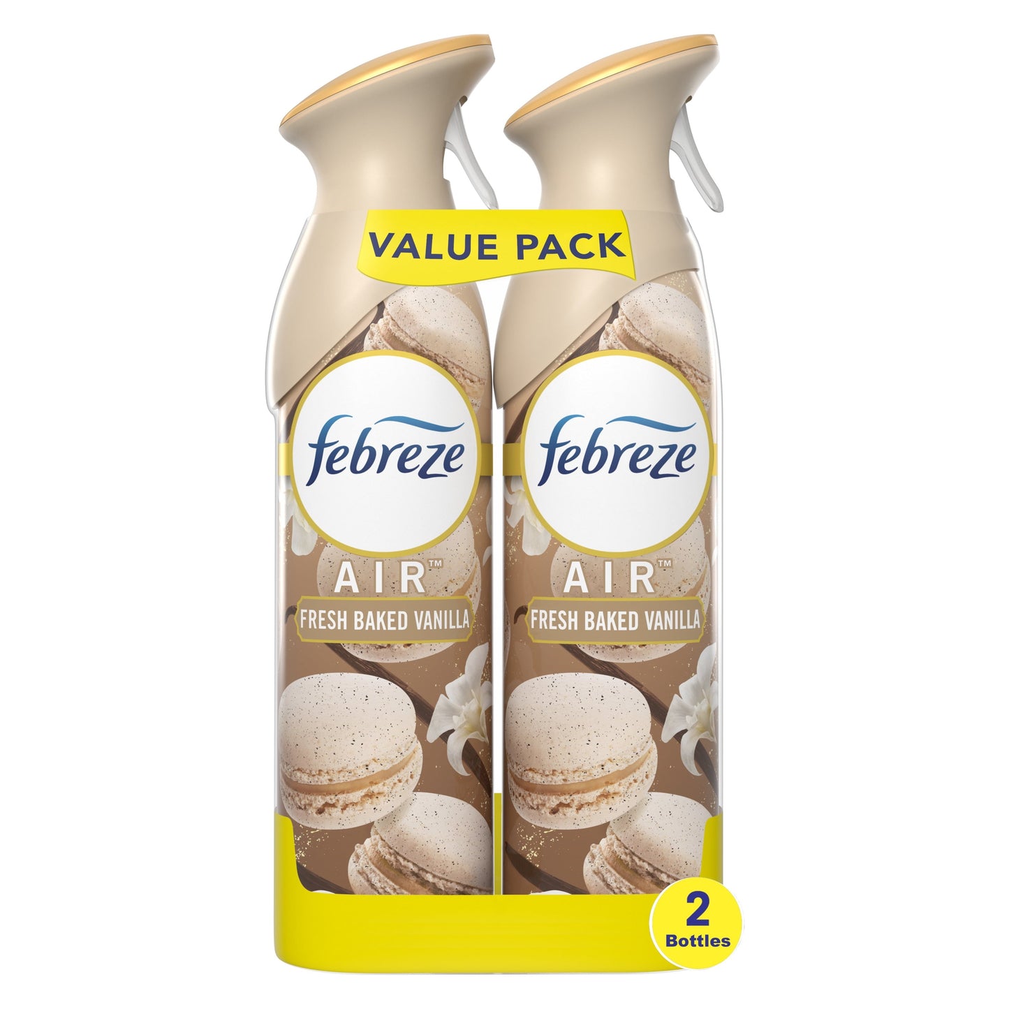 Febreze Air Effects Air Freshener Fresh Baked Vanilla, 8.8 oz, Pack of 2
