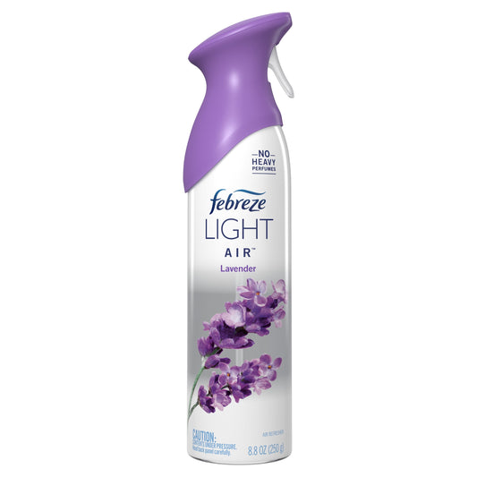 Febreze Light Odor-Eliminating Air Freshener Spray, Lavender, 1 Ct