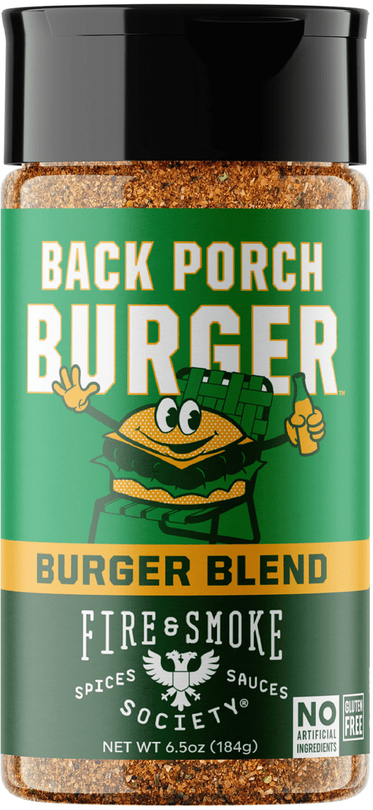 Fire & Smoke Society Back Porch Burger Seasoning Blend, 6.5 Ounce