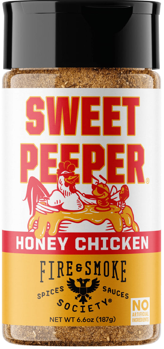 Fire & Smoke Society Sweet Peeper BBQ Rub,  6.6oz