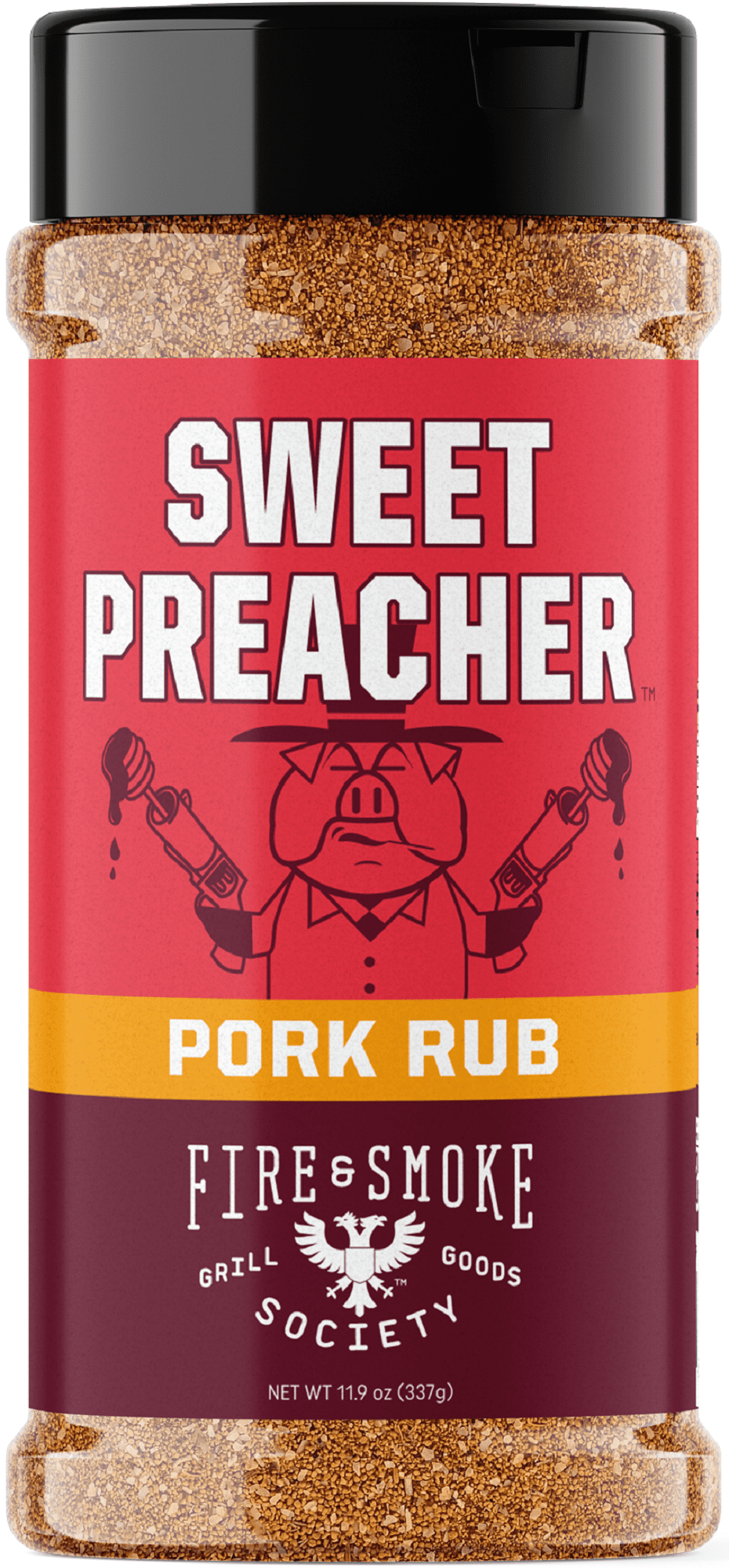 Fire & Smoke Society Sweet Preacher BBQ Seasoning Pork Rub, 11.9 Ounce