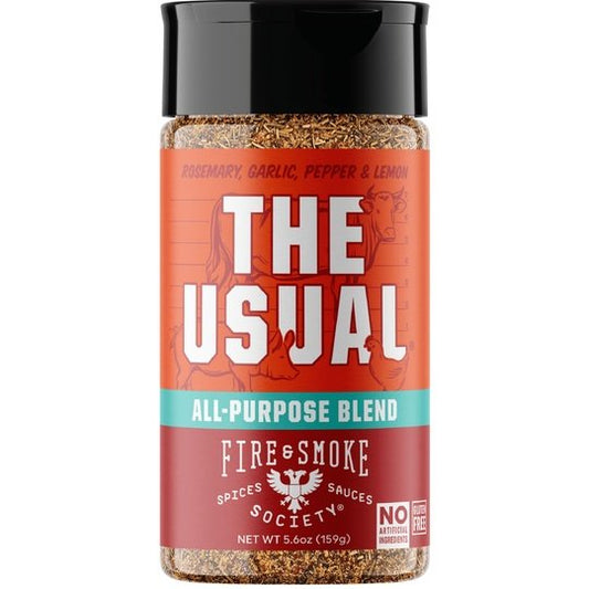 Fire & Smoke Society The Usual All-Purpose Seasoning Spice Blend, 5.6 Ounce