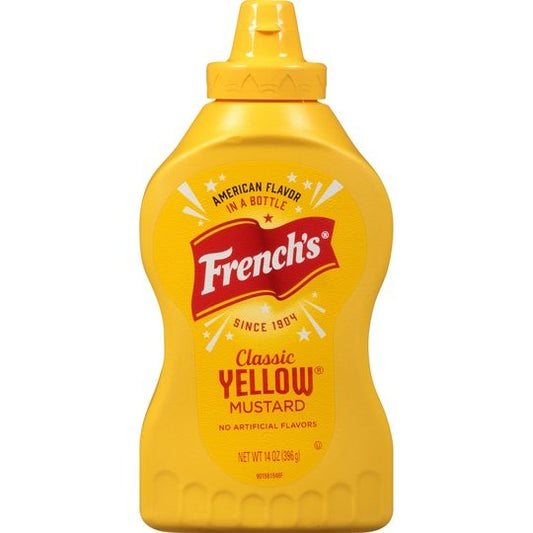 French's Classic Yellow Mustard, 14 oz Mustards