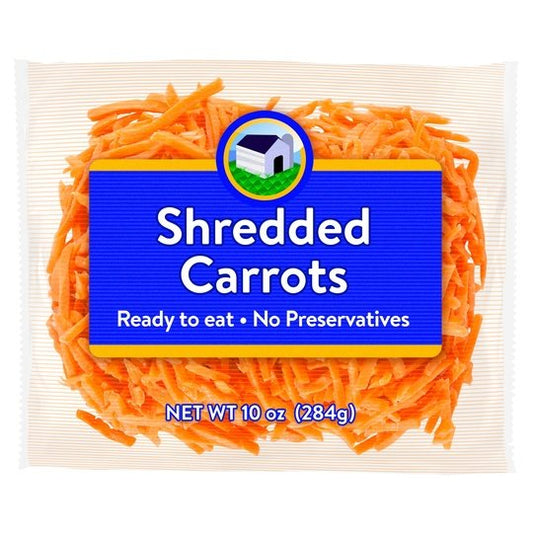 Fresh Shredded Carrots, 10 oz Bag