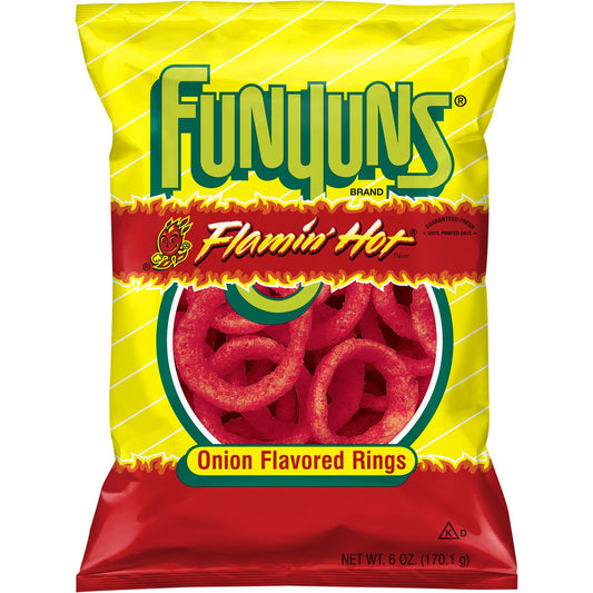 Funyuns Flamin' Hot Onion Flavored Rings, 6 Oz.