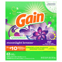 Gain Powder Laundry Detergent, Moonlight Breeze Scent, 93 oz, 63 Loads