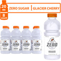 Gatorade G Zero Sugar Glacier Cherry Thirst Quencher Sports Drink, 20 oz, 8 Pack Bottles