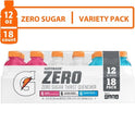 Gatorade G Zero Sugar Thirst Quencher Sports Drink, Variety Pack, 12 fl oz, 18 Pack Bottles