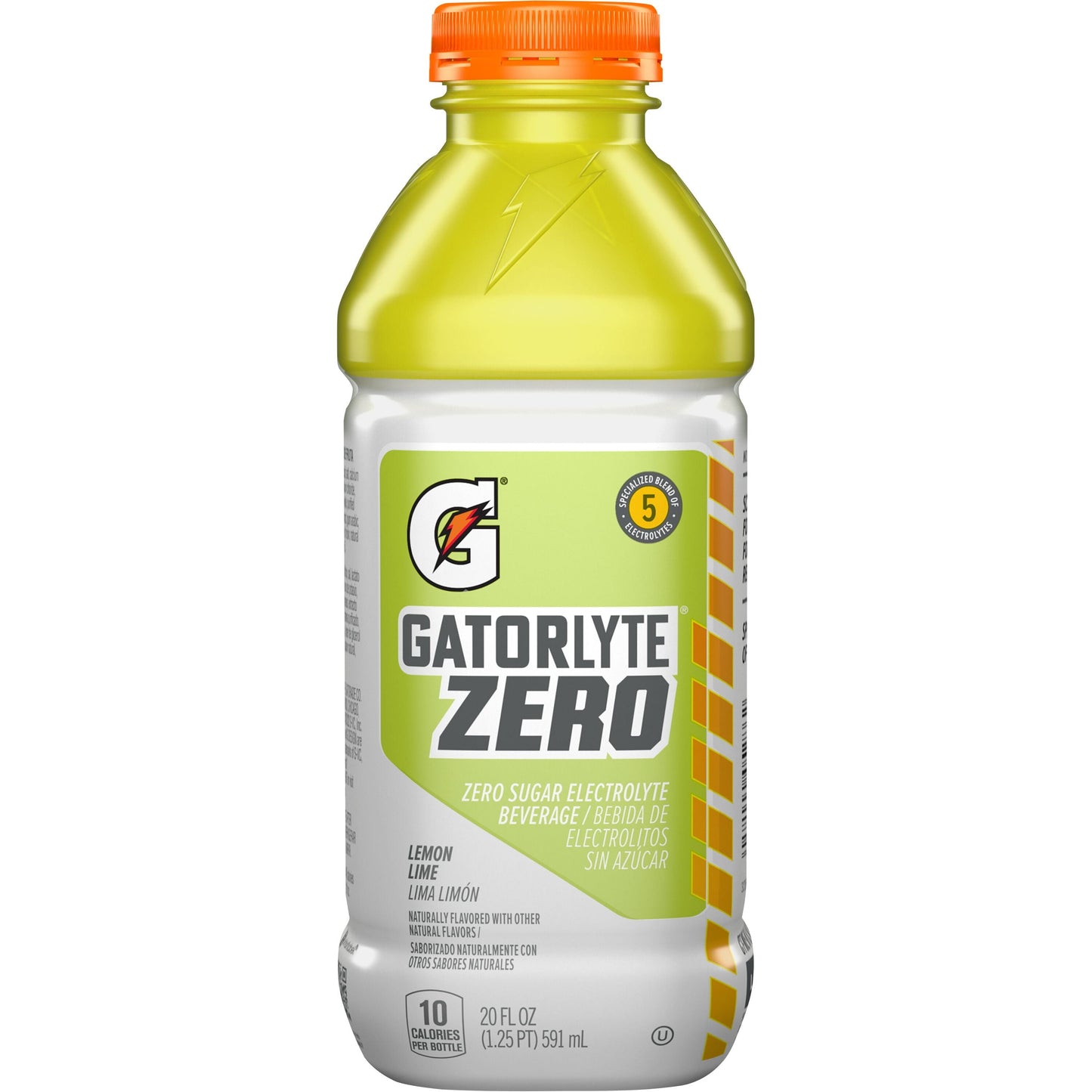 Gatorade, Gatorlyte Zero Electrolyte Beverage, Lemon Lime, 20 oz Bottle