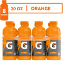 Gatorade Orange Thirst Quencher Sports Drink, 20 oz, 8 Pack Bottles