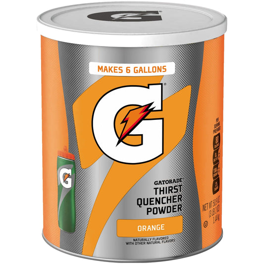Gatorade Orange Thirst Quencher Sports Drink Mix Powder, 51 oz Canister