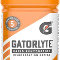 Gatorlyte Rapid Rehydration Electrolyte Beverage, Orange, 20 oz Bottle