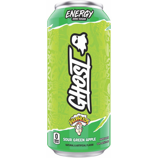 Ghost Sour Green Apple Energy Drink, 16 fl. oz. 1 Can