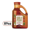 Gold Peak Real Brewed Tea Unsweetened, Black Iced Tea Drink, 89 fl oz