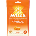 HALLS Throat Soothing Honey Cough Drops, 30 Drops