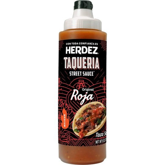 HERDEZ TAQUERIA STREET SAUCE Roja Taco Sauce, 9 oz Bottle