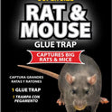 Harris Super-Size Rat and Mouse Glue Trap with Lure, 1 Trap