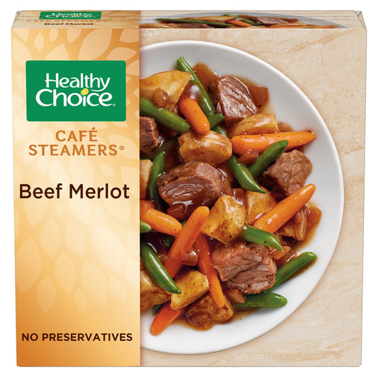 Healthy Choice Café Steamers Beef Merlot Frozen Meal, 9.5 oz (Frozen)