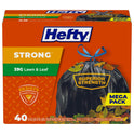 Hefty Strong Lawn & Leaf Trash Bags, 39 Gallon, 40 Count