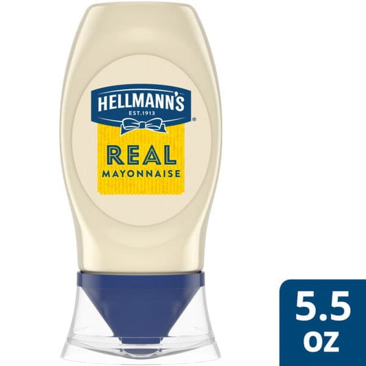 Hellmann's Made with Cage Free Eggs Real Mayonnaise, 5.5 fl oz Bottle