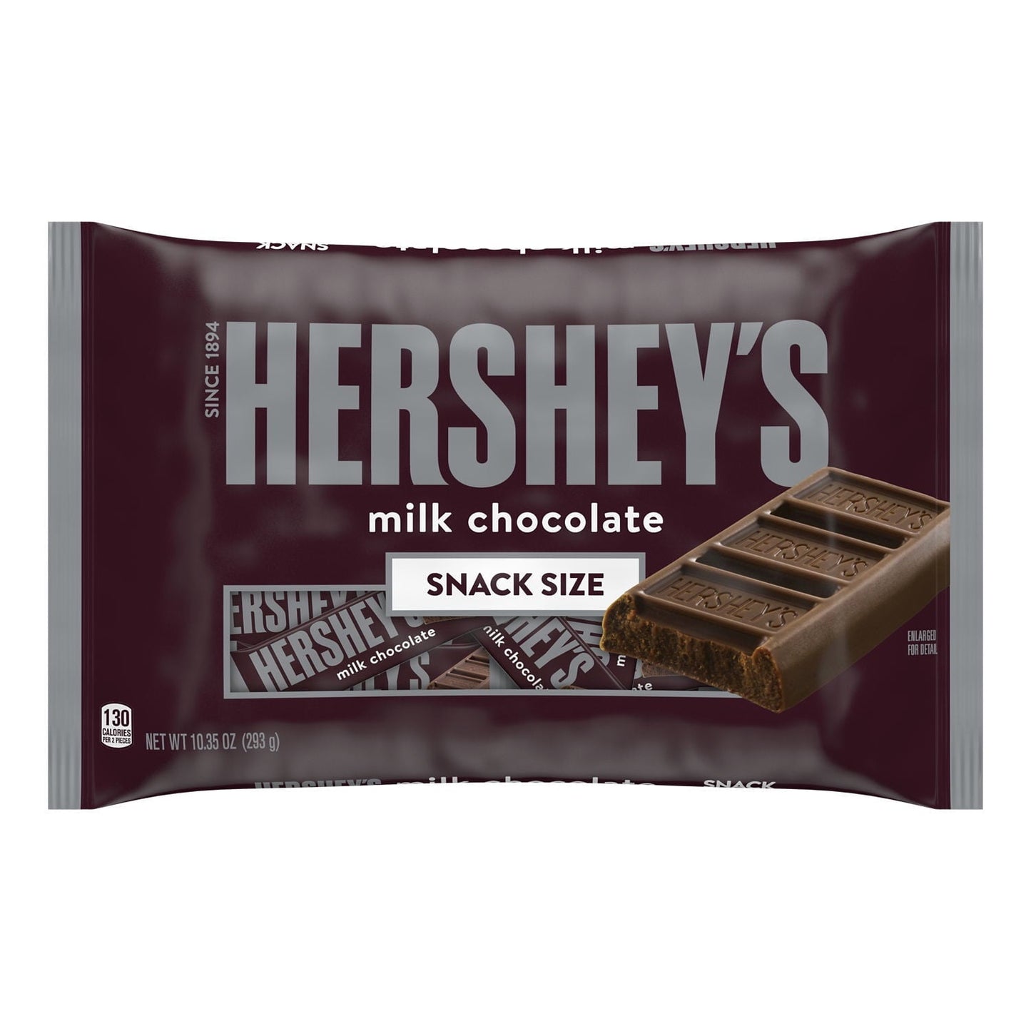 Hershey's Milk Chocolate Snack Size Candy, Bag 10.35 oz