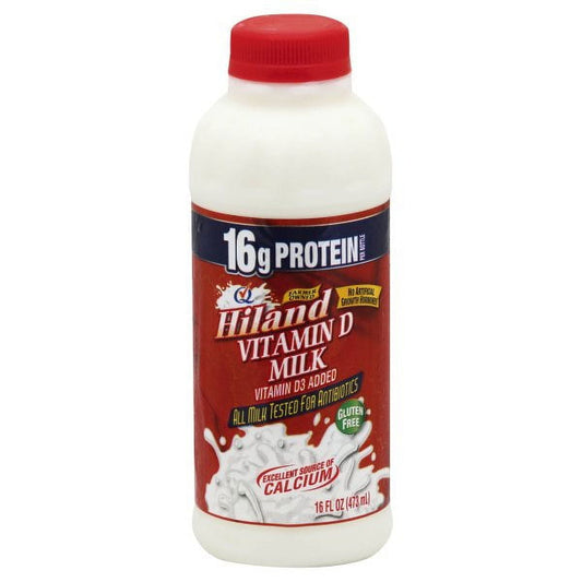 Hiland Vitamin D Milk, 16 Oz.