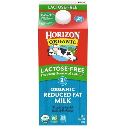 Horizon Organic Lactose Free Milk, 2% Reduced Fat, 64 fl oz Carton