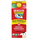 Horizon Organic Whole DHA Omega-3 Milk, Half Gallon