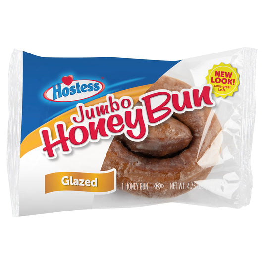 Hostess Holdings LP - Hostess Glazed Jumbo Honey Bun, Single Serve 4oz