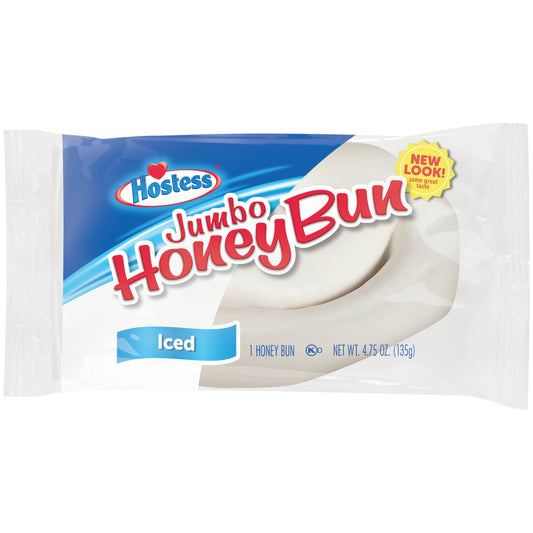 Hostess Holdings LP - Hostess Iced Jumbo Honey Bun, Single Serve 4oz
