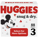 Huggies Snug & Dry Baby Diapers, Size 3, 88 Ct (Select for More Options)